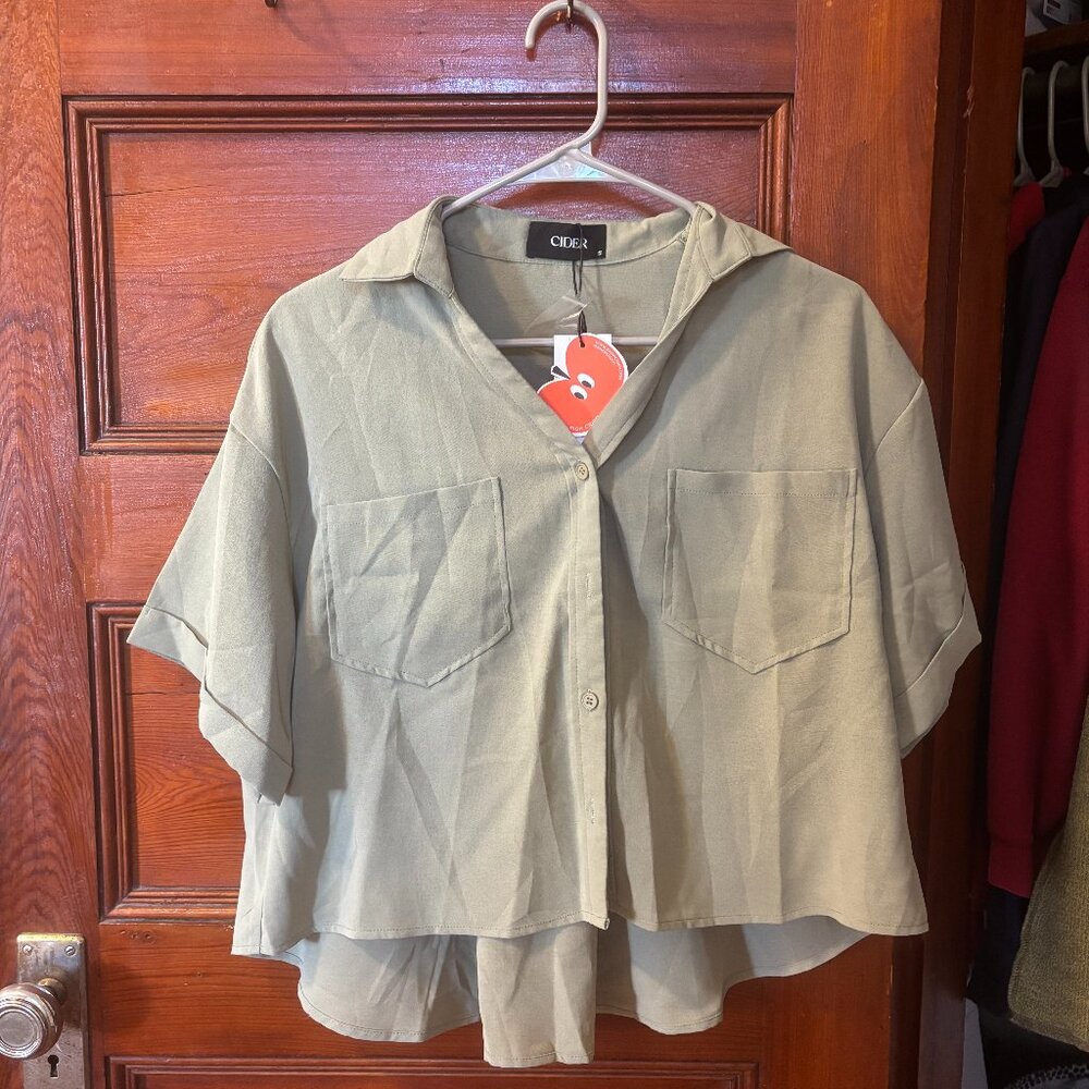 Cider Short Sleeve Collared Shirt